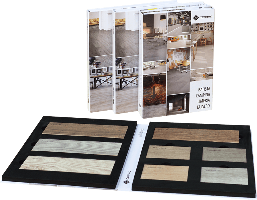Wooden floor sample charts