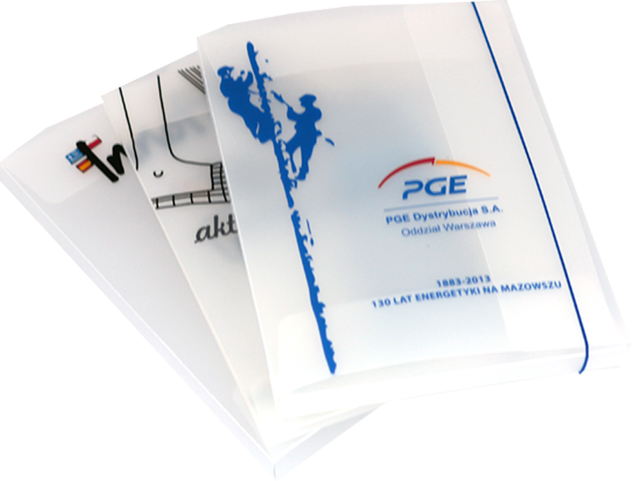 Polypropylene folders