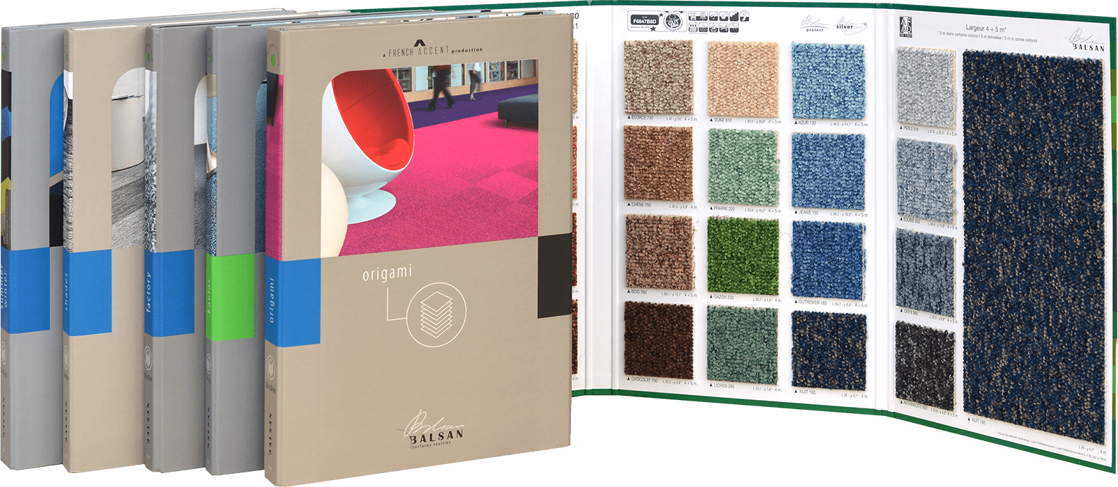 Producer of carpet and carpet sample charts